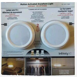 Infinity X1 Under Cabinet Motion Activated Anywhere Light 2 Pack